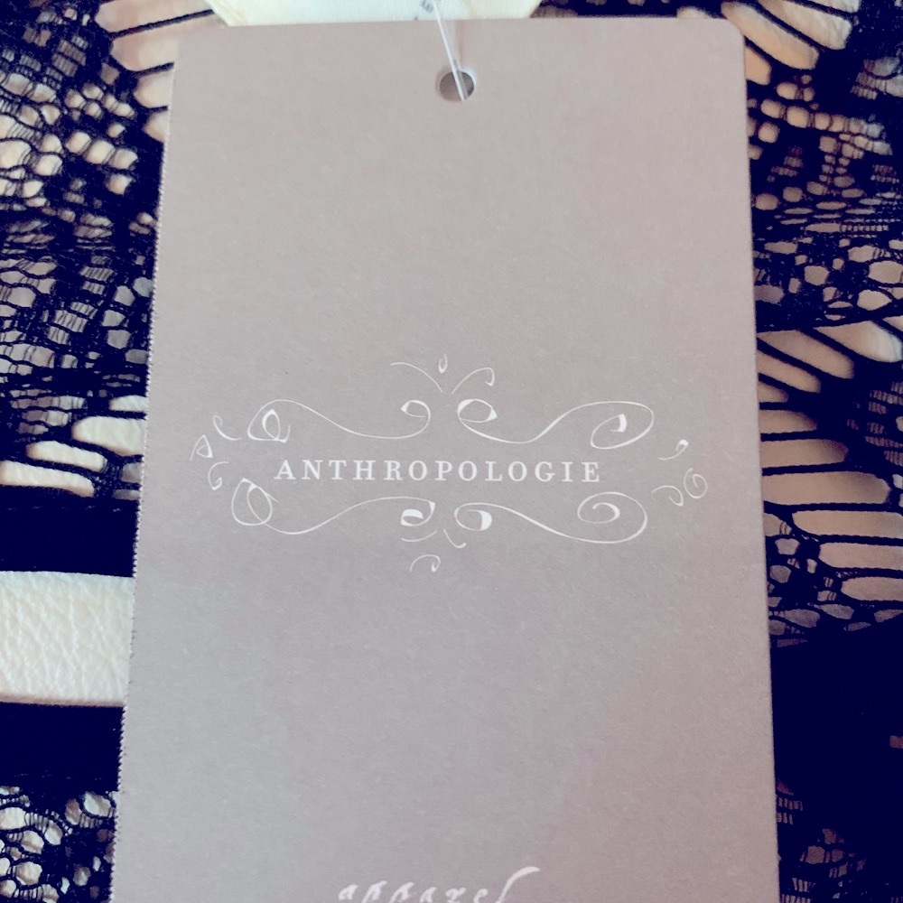 💯✅ AUTHENTIC ANTHROPOLOGIE LACE SHEER TOP/DRESS - Picture 9 of 10